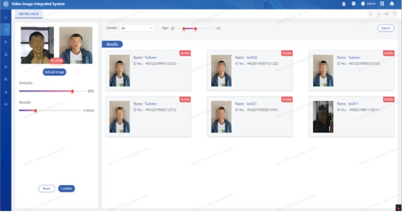 Capture and Identity Check